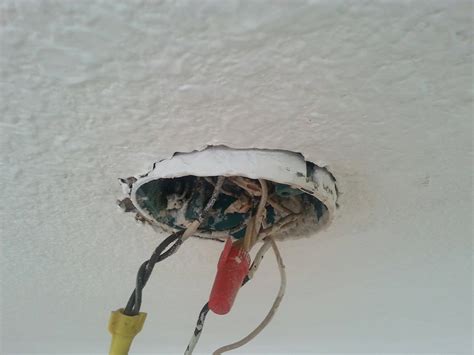 junction box too high in ceiling|connecting junction box to ceiling.